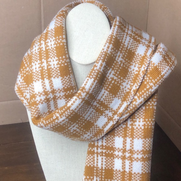TIMBERLAND Plaid Flat Knit Scarf NWT - Picture 17 of 17